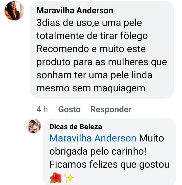 Depoimento de cliente Flor de Marula