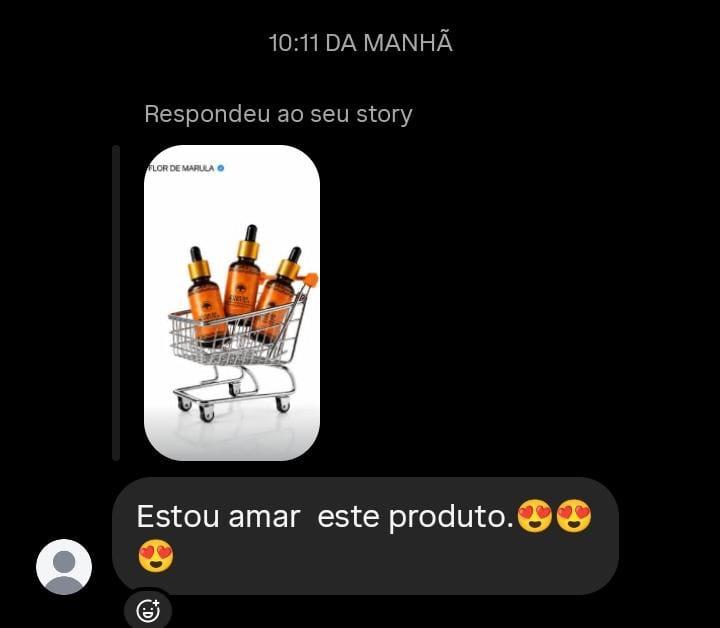 Depoimento de cliente Flor de Marula